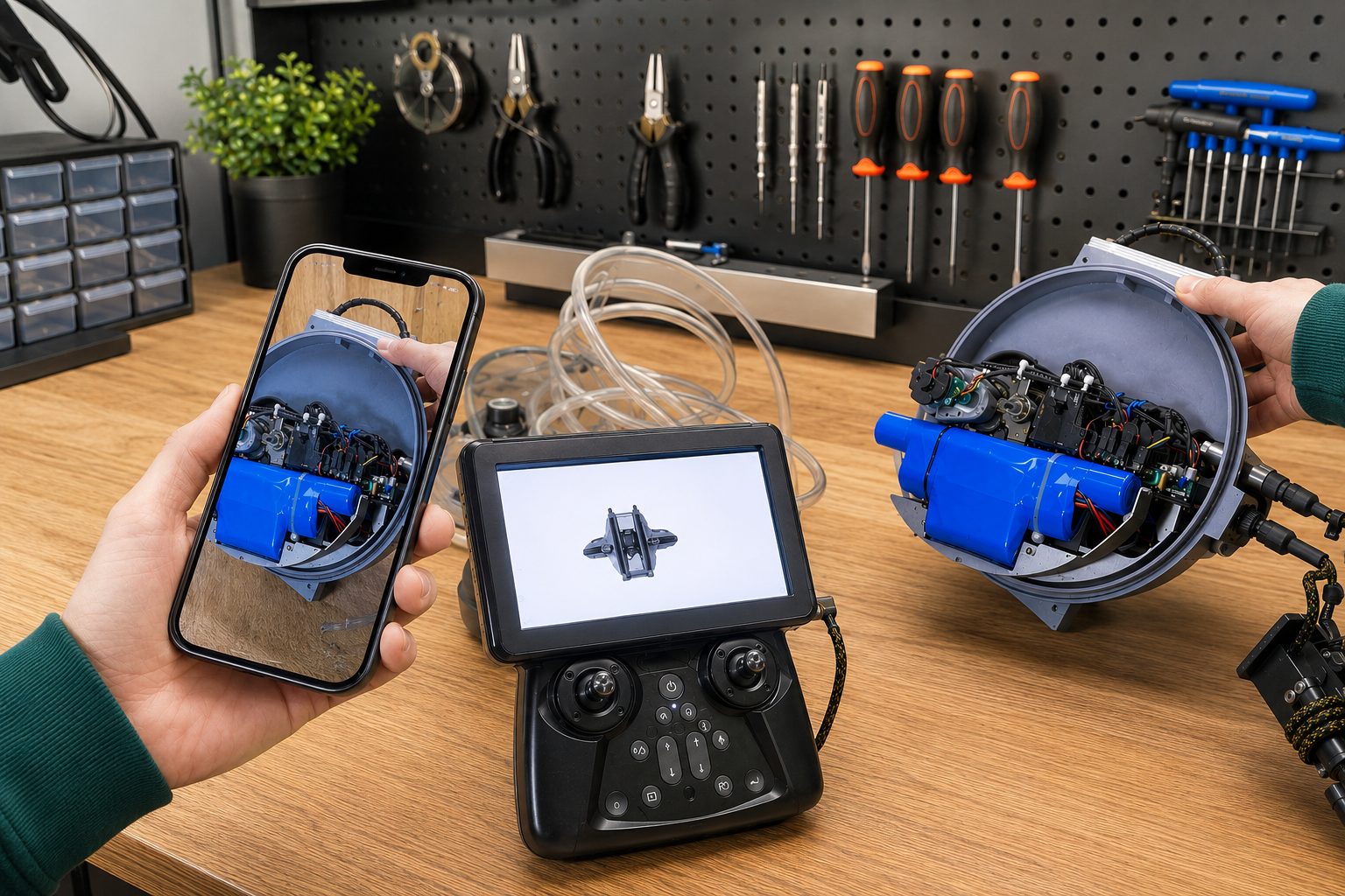 Asistencia técnica remota para equipos ROV