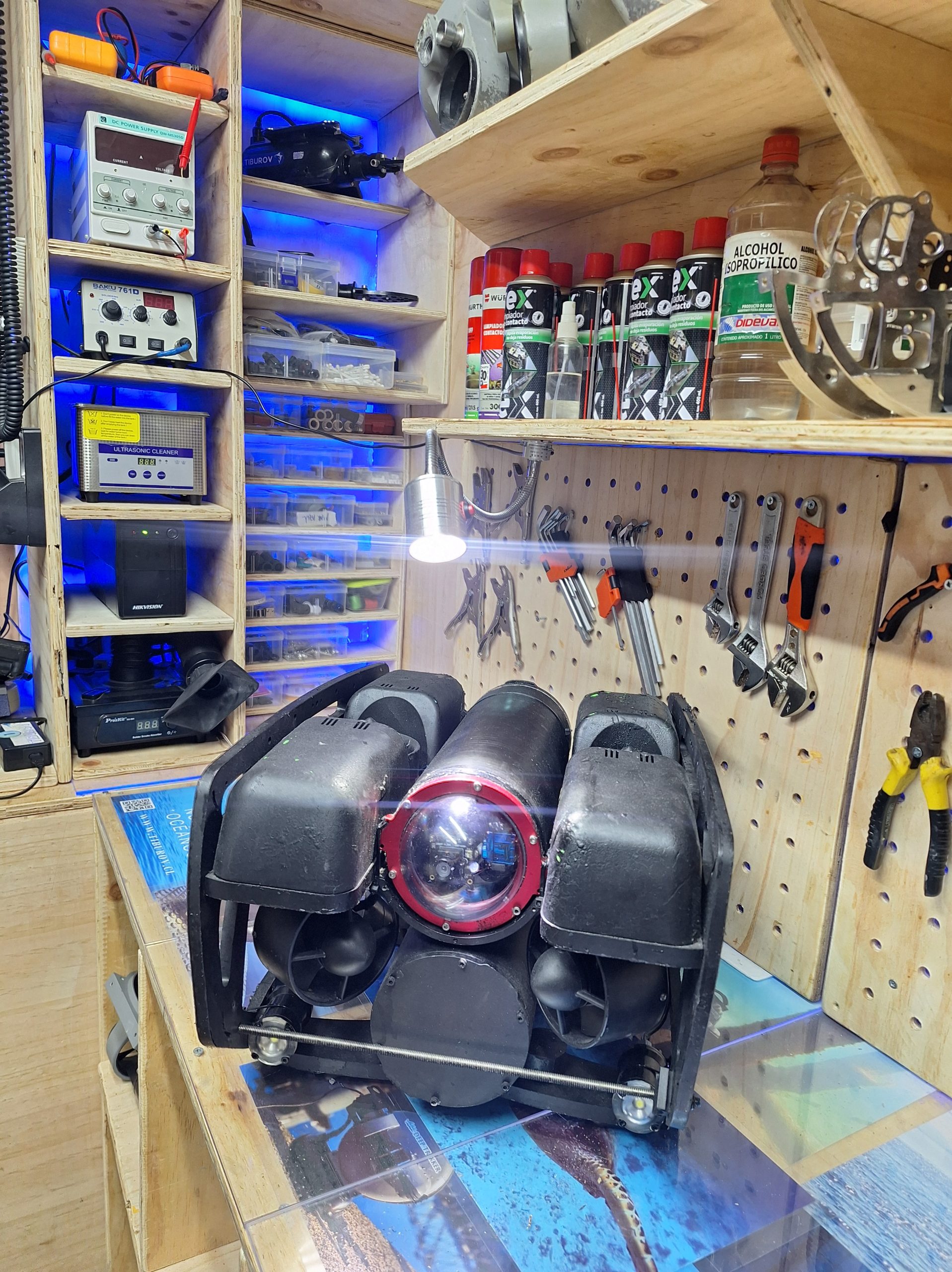 ROV multipropósito — Tiburov Robótica Submarina